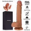 Body-Safe Soft Silicone Bendable Penis Non Vibrating Dildo