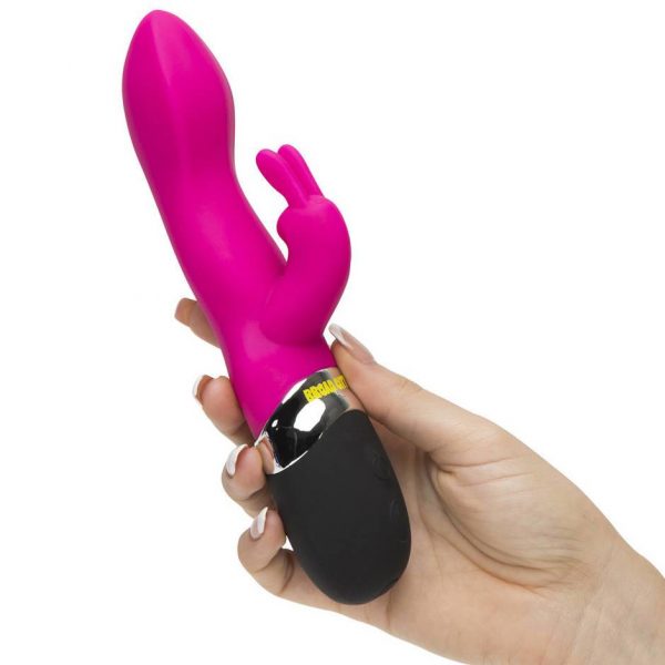 Easy Control USB Rechargeable Sensational Rabbit Vibrator with rotating features