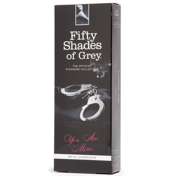 Fifty Shades of Grey You Are Mine Steel Handcuffs