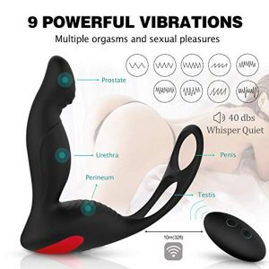 Vibrating Prostate Massager with 9 Different Vibration