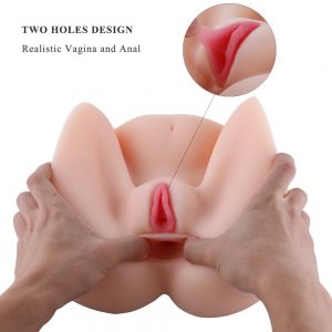 Realistic Vagina Anus Pussy Anal Ass Male Masturbator with hungry holes