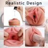 Realistic Textured Pocket Pussy Male Masturbation Cup