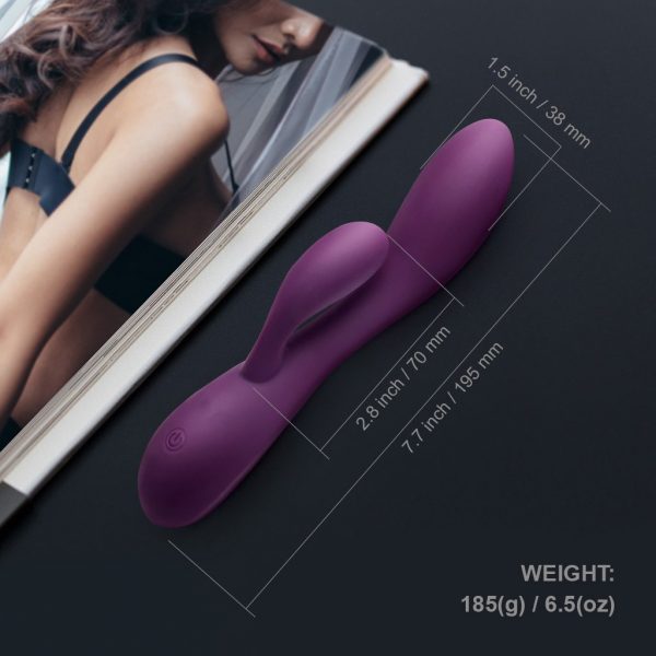 Ultra-Soft Flexible Design G-spot Clitoris Rabbit Vibrator