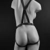 Lesbian Use Solid 6" Suspender Harness Strap-On Dildo