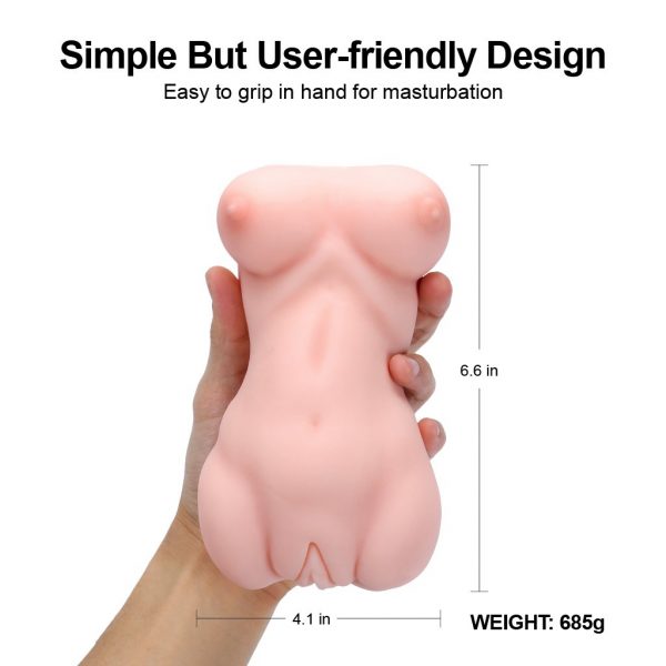 Body-Shaped Tight Vagina Breasts Male Masturbation Toy