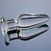 Transparent Crystal Glass Anal Insertion Butt Plug