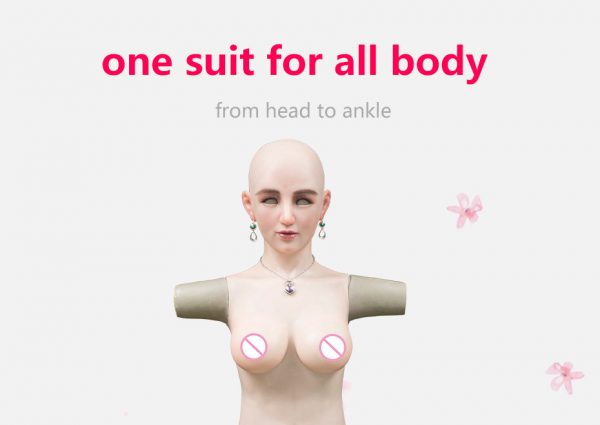 Silicone female Body for Crossdresser with a lifelike clitoris