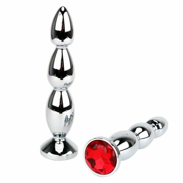 Steel Anal Beads to ease removal