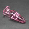 Shatter-proof Crystal Glass Anal Butt Plug
