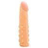 2 Inches Extra Girth Textured Hollow Penis Sleeve
