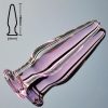 4 Inch Transparent Crystal Glass Anal Butt Plug