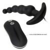 Remotely-controlled Vibrating Silicone Anal Beads Plug