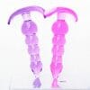 Anchor-shaped 4 Inch Silicone Anal Beads Plug