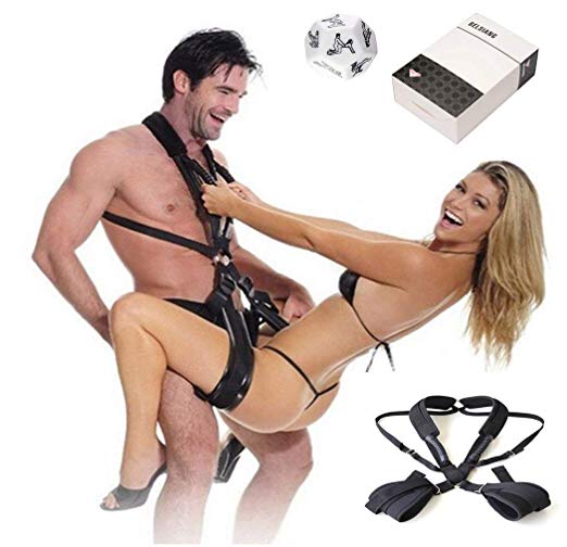 Couple Use Kinky Pleasure Adjustable Sex Swing.
