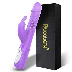 Rotating Double Stimulation Rabbit Vibrator with teasing little bunny ears