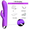 USB Rechargeable Clitoris G-spot Stimulation Vibrator