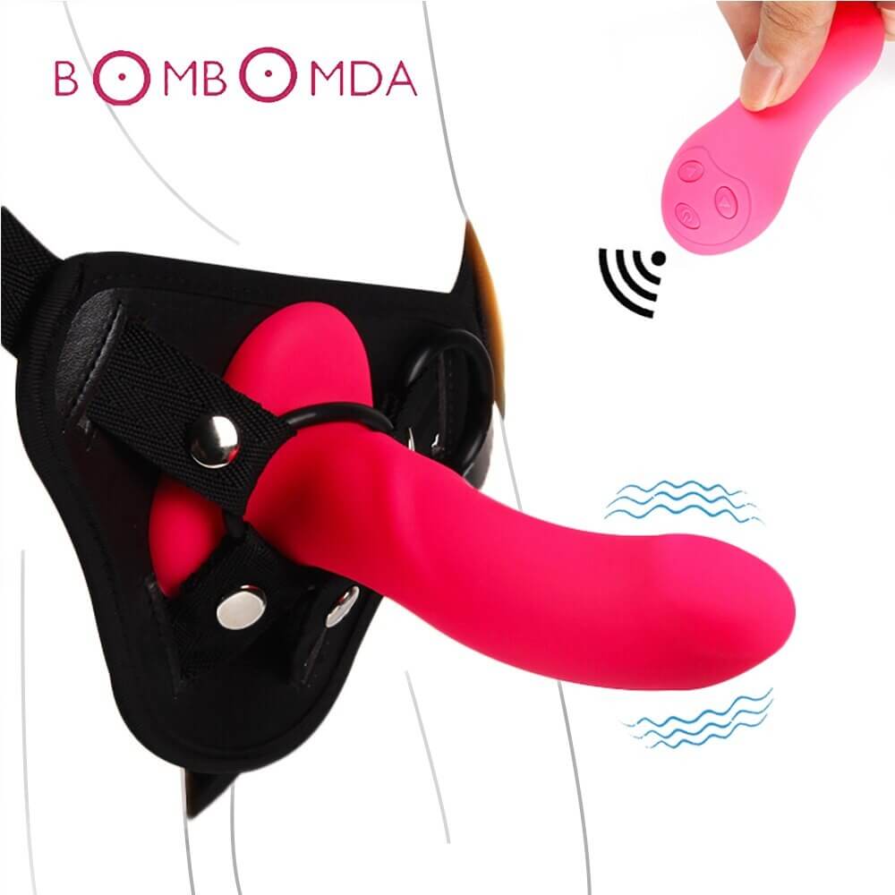 10 Frequency Best Vibrator Strap On Dildo for lesbians